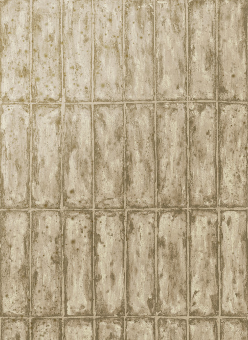 Arte International Wallpaper Chalk Stone - Gold/ Sand