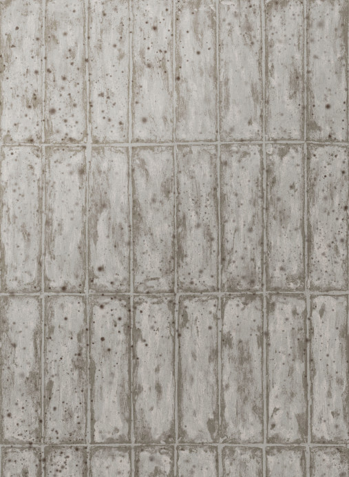 Arte International Wallpaper Chalk Stone - Silver