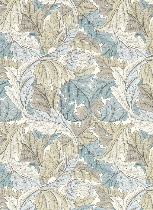 Clarke & Clarke Wallpaper Acanthus - Slate/ Dove