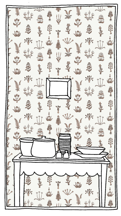 Josephine Munsey Wallpaper Floral Spot