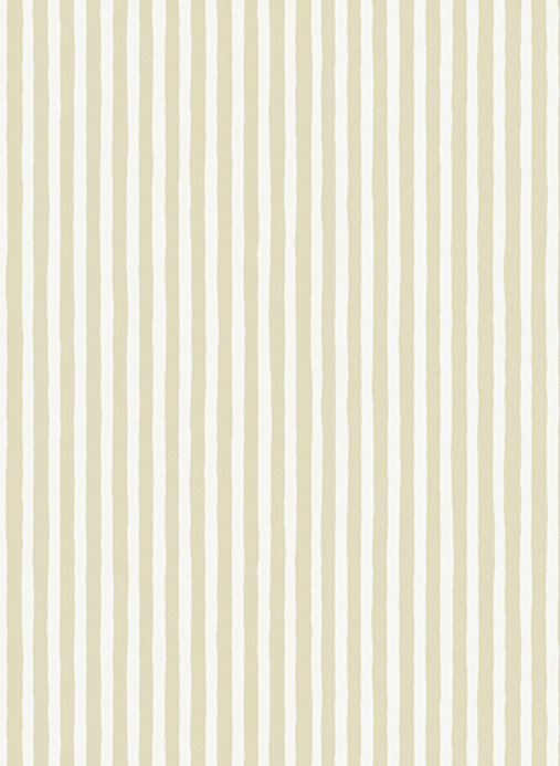 Josephine Munsey Tapete Hand Painted Stripe - Maitland Green/ Cotswold White