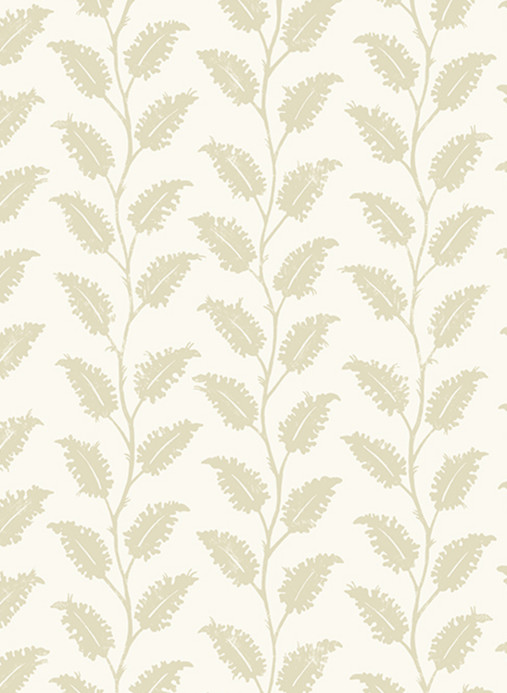 Josephine Munsey Tapete Leaf Wiggle - Maitland Green/ Ceiling White