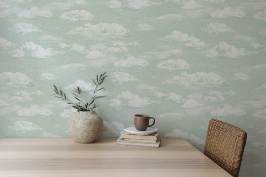 Sian Zeng Wallpaper Clouds - Green