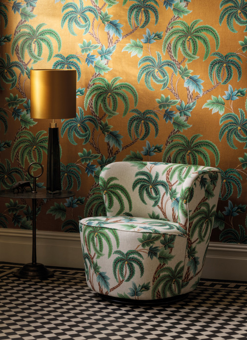 Osborne & Little Wallpaper Shalimar - Metallic Gold