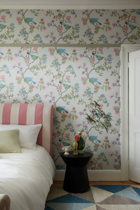 Little Greene Wallpaper Aderyn - French Grey