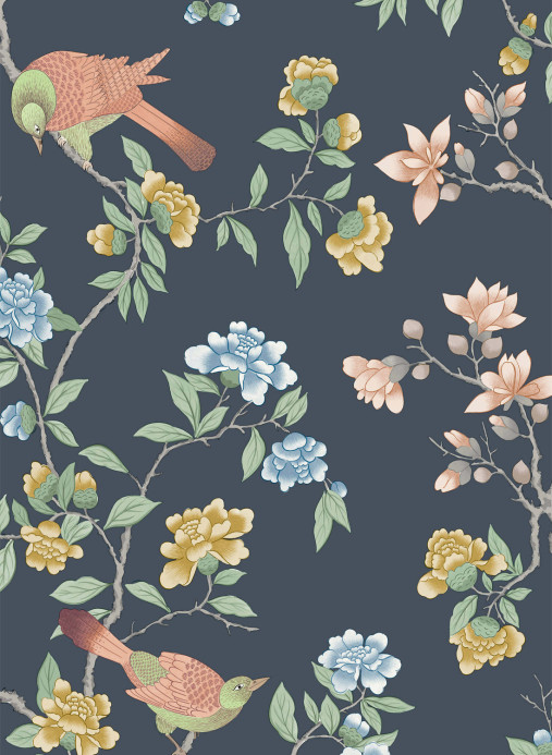 Little Greene Tapete Aderyn - Hicks Blue