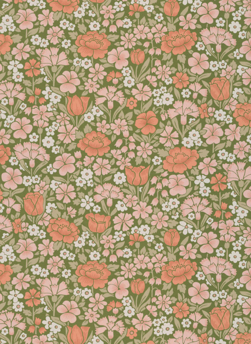 Little Greene Wallpaper Spring Flowers - Garden