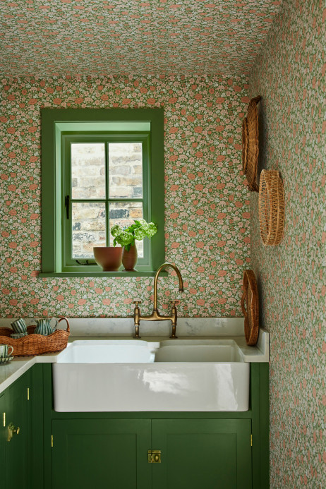 Little Greene Wallpaper Spring Flowers - Garden