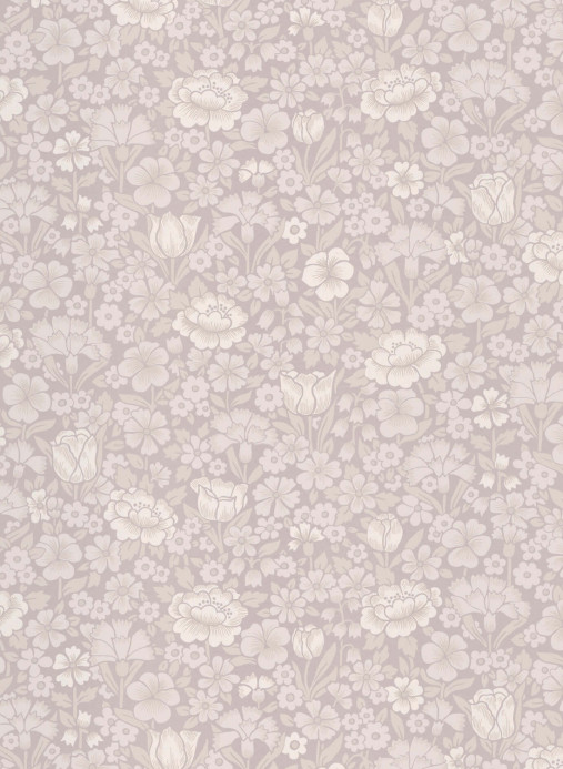Little Greene Wallpaper Spring Flowers - French Grey