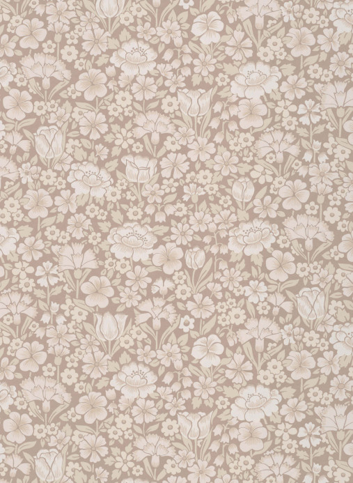 Little Greene Wallpaper Spring Flowers - Portland Stone