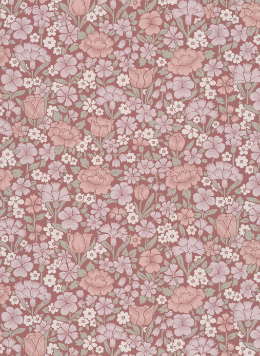 Little Greene Wallpaper Spring Flowers - Blush
