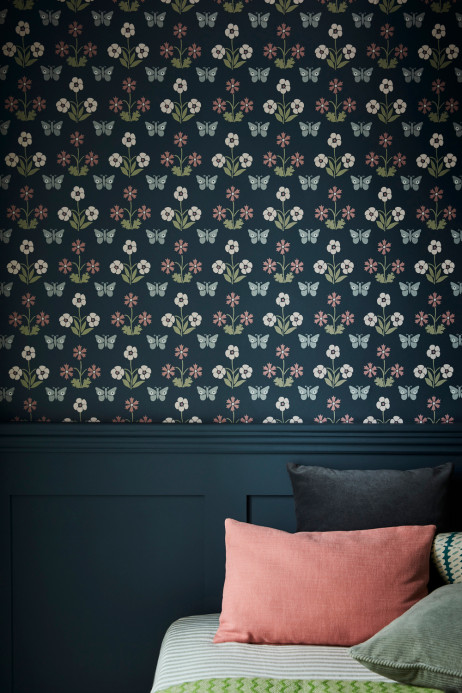 Little Greene Carta da parati Burges Butterfly