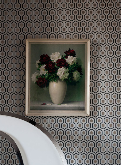 Tapete Hicks' Hexagon - Designtapete von Cole & Son