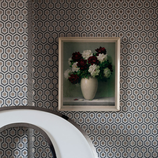 Tapete Hicks' Hexagon - Designtapete von Cole & Son