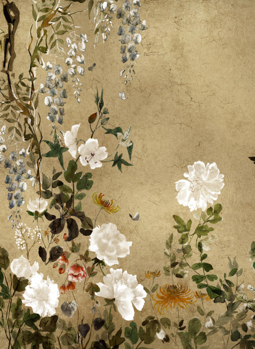 Coordonné Papier peint panoramique Spring Festival - Gold