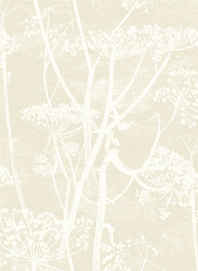 Cow Parsley - Designtapete von Cole & Son - Linen on White