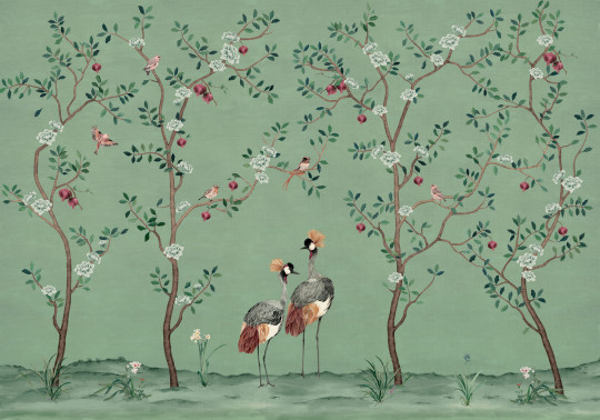 Coordonne Mural Crowned Crane