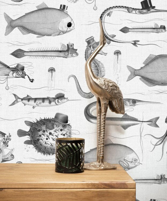 KEK Amsterdam Papier peint Dandy Fish - WP-803