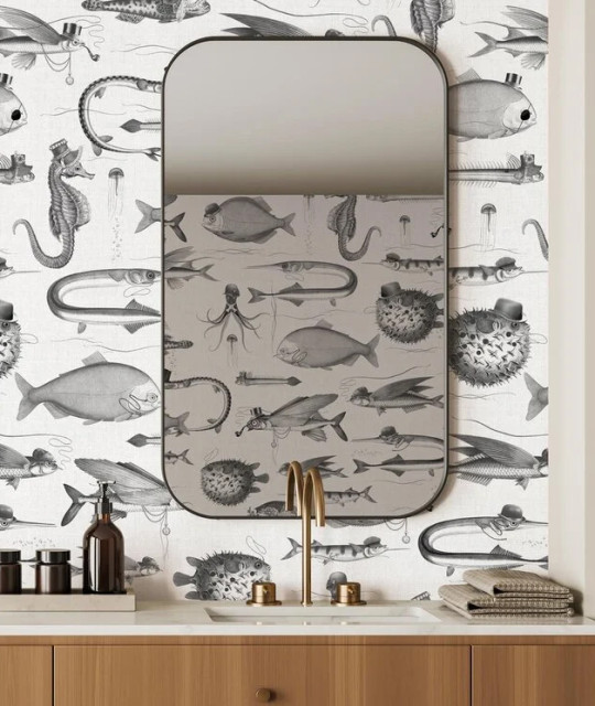 KEK Amsterdam Wallpaper Dandy Fish - WP-803