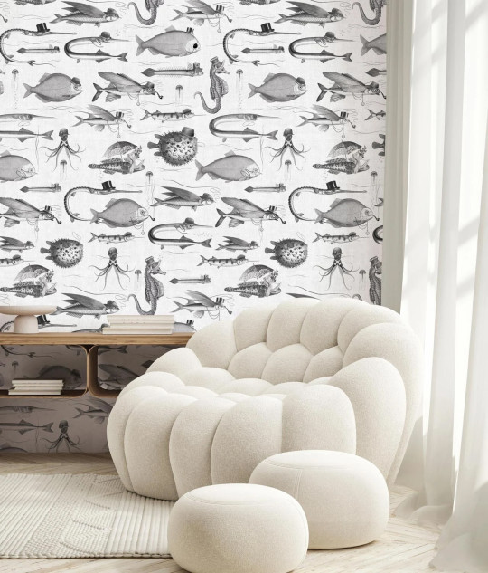 KEK Amsterdam Wallpaper Dandy Fish - WP-803