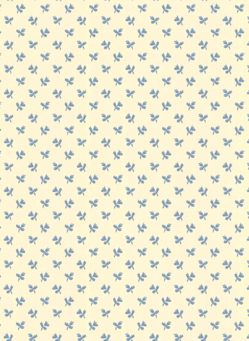 Långelid / von Brömssen Wallpaper Tiny Flower - Faded Denim