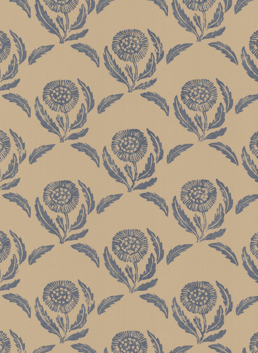 Långelid / von Brömssen Wallpaper Daisy - Denim