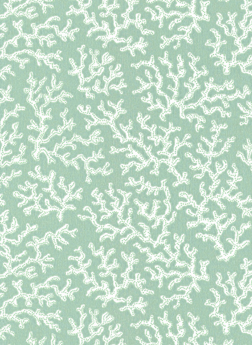 Långelid / von Brömssen Wallpaper Coral - Aqua