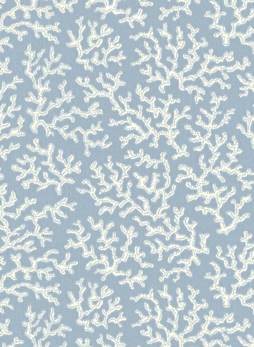 Långelid / von Brömssen Wallpaper Coral - Faded Denim