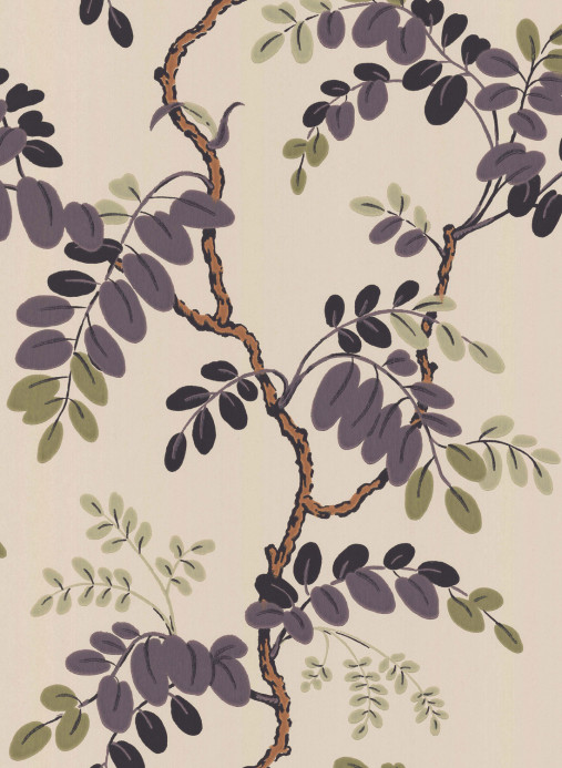 Långelid / von Brömssen Wallpaper Toromiro - Aubergine