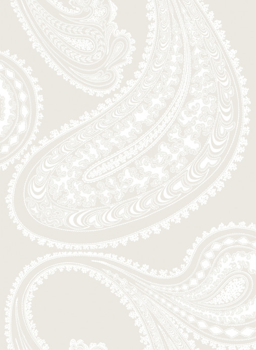 Cole & Son Papier peint Rajapur - White on Shell