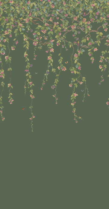 Cole & Son Wallpaper Hummingbirds Flora