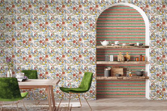 Jannelli & Volpi Wallpaper Pizza Margherita