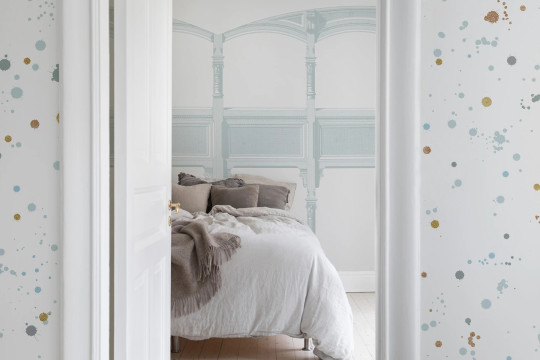 Rebel Walls Wandbild Ink Colossal - Mint