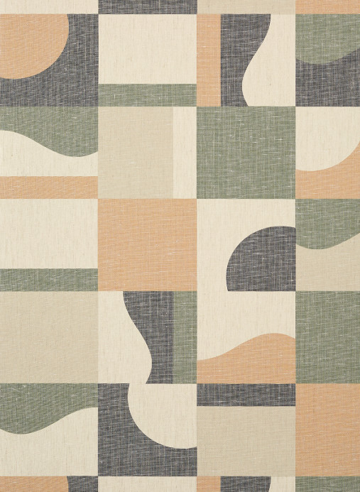 Thibaut Tapete Colored Blocks - Green