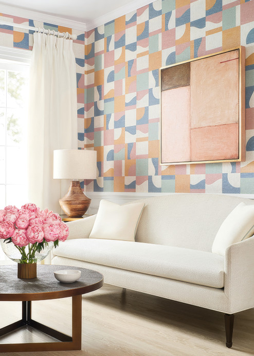 Thibaut Carta da parati Colored Blocks