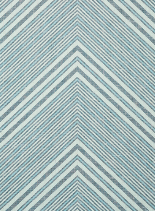 Thibaut Tapete Elevation - Navy/ Aqua