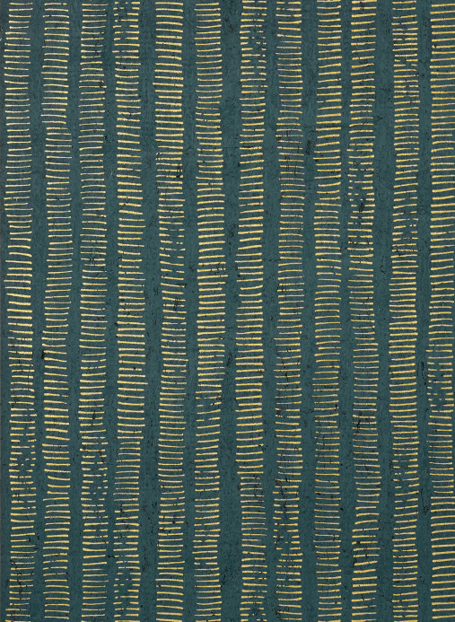 Thibaut Tapete Cork Forest - Peacock Blue