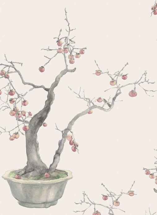 Cole & Son Tapete Kaki Persimmon - Silver
