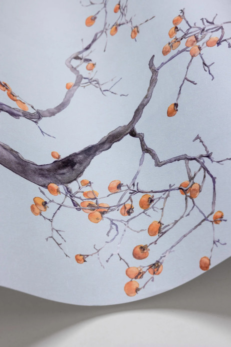 Cole & Son Papier peint Kaki Persimmon - Jade Green/ Marigold