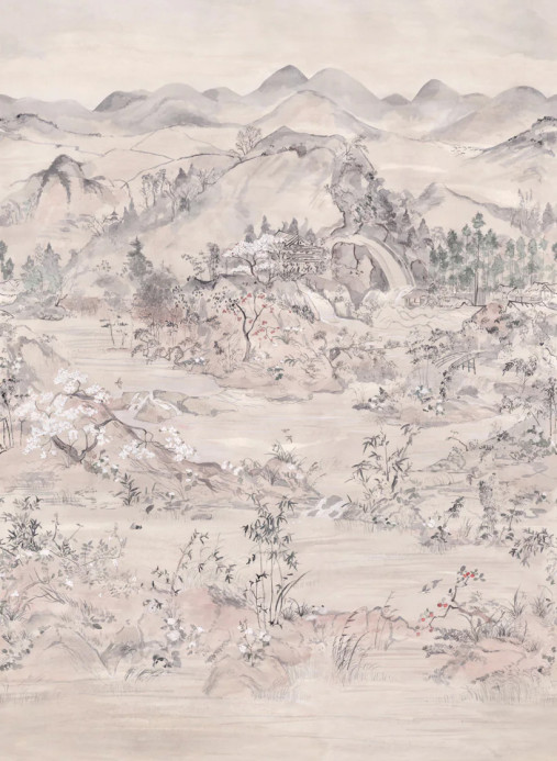 Cole & Son Tapete Japanese Chinoiserie - Pink Opal