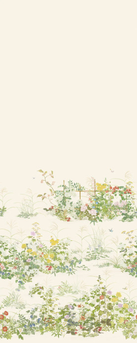 Cole & Son Tapete Scenic Flora - Natural White