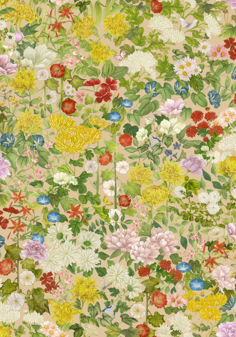 Cole & Son Tapete Flora Province - Taupe