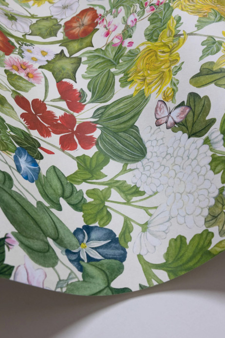 Cole & Son Papier peint Flora Province - Neutral