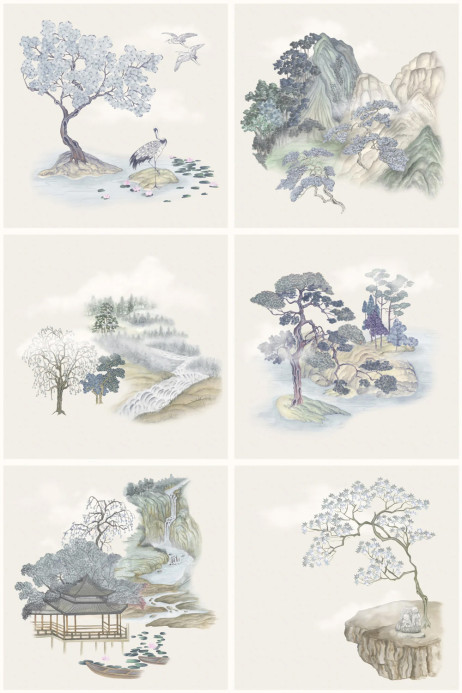 Cole & Son Wallpaper Tile Toile