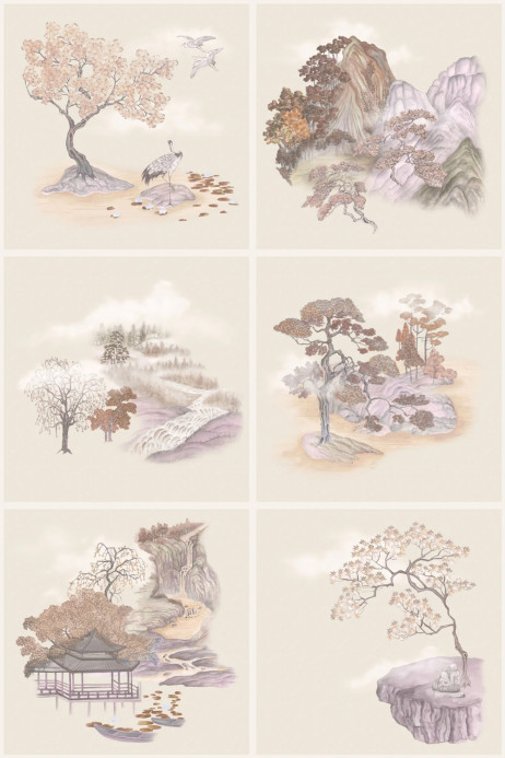 Cole & Son Wallpaper Tile Toile