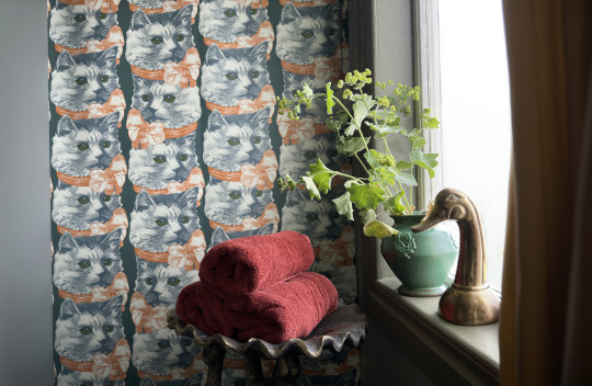 Studio Lisa Bengtsson Wallpaper Crazy Cat Lady