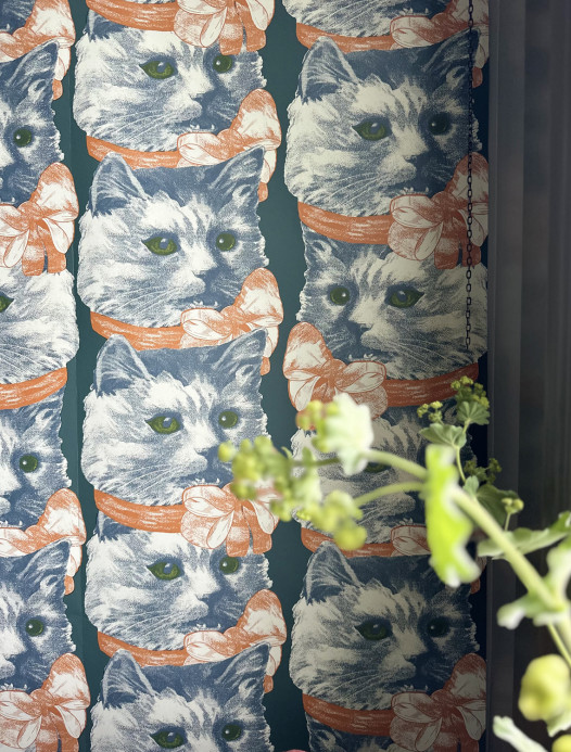 Studio Lisa Bengtsson Wallpaper Crazy Cat Lady