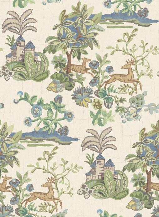 GP & J Baker Tapete Knight's Tale - Sage/ Blue