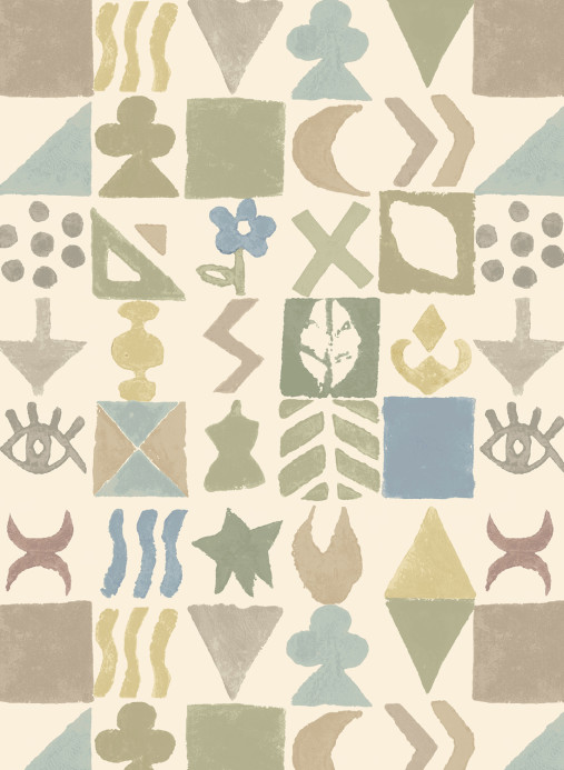 GP & J Baker Tapete Potato Print - Sage