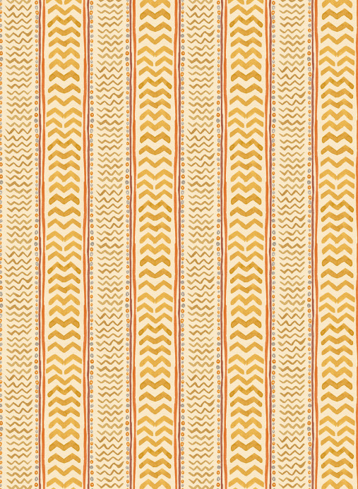 GP & J Baker Papier peint Wriggle Room - Ochre